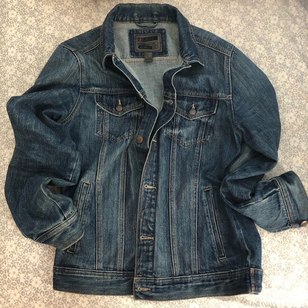 21 Men denim jacket size M